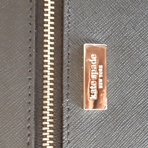 Kate Spade New York Black Saffiano Leather Wristlet - Picture 2 of 5